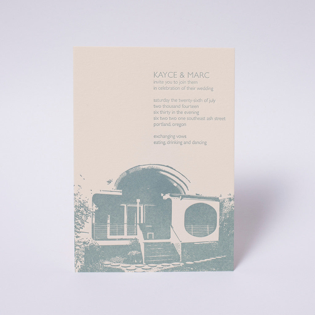 Kayce and Marc Wedding Invitation