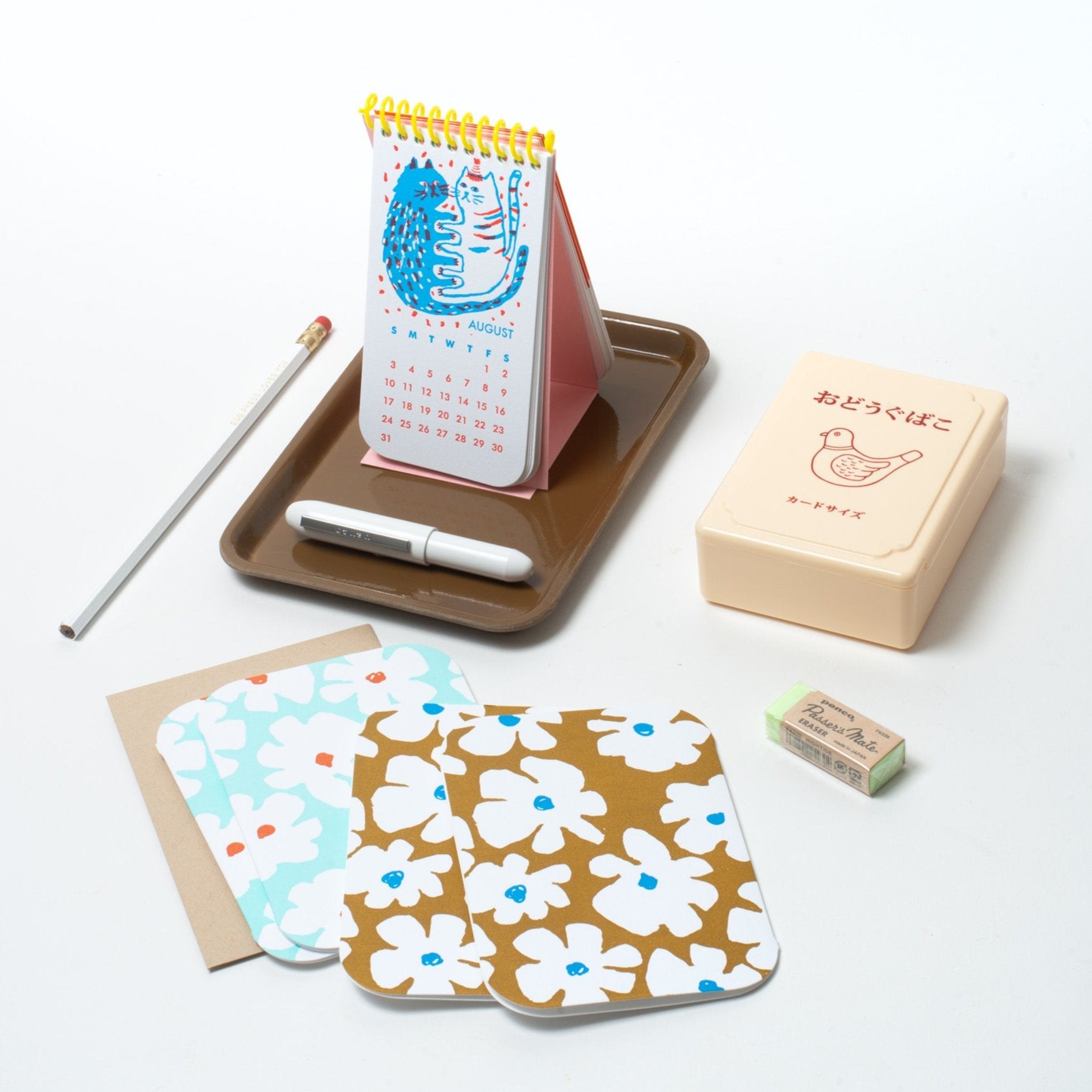 Big Flower Blank Mini Card Gift Set