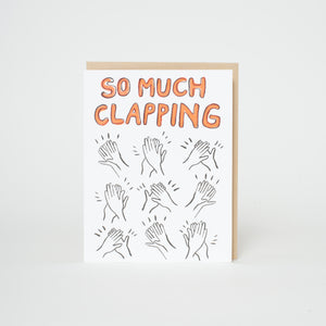 clapping congrats card