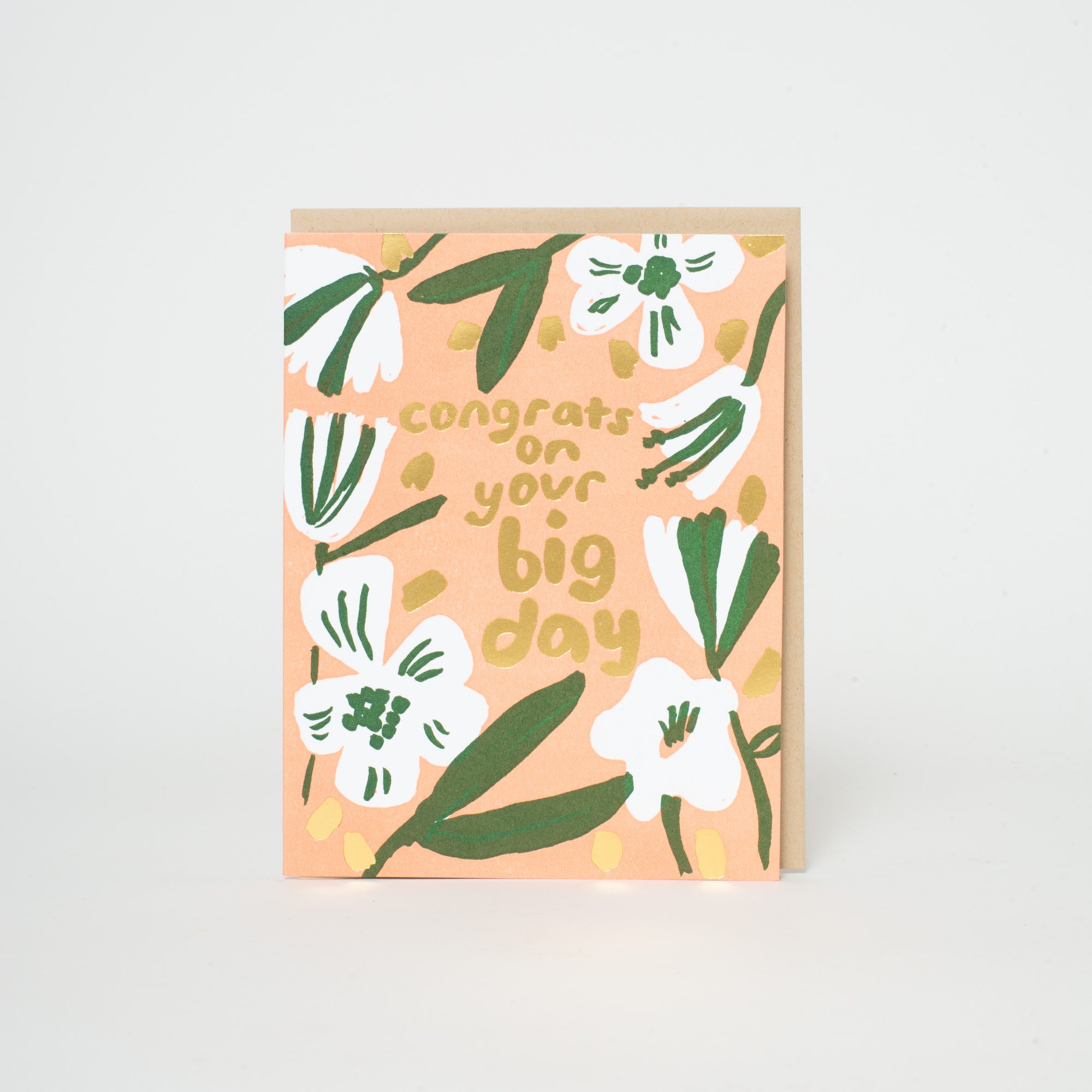 big day wedding congrats card