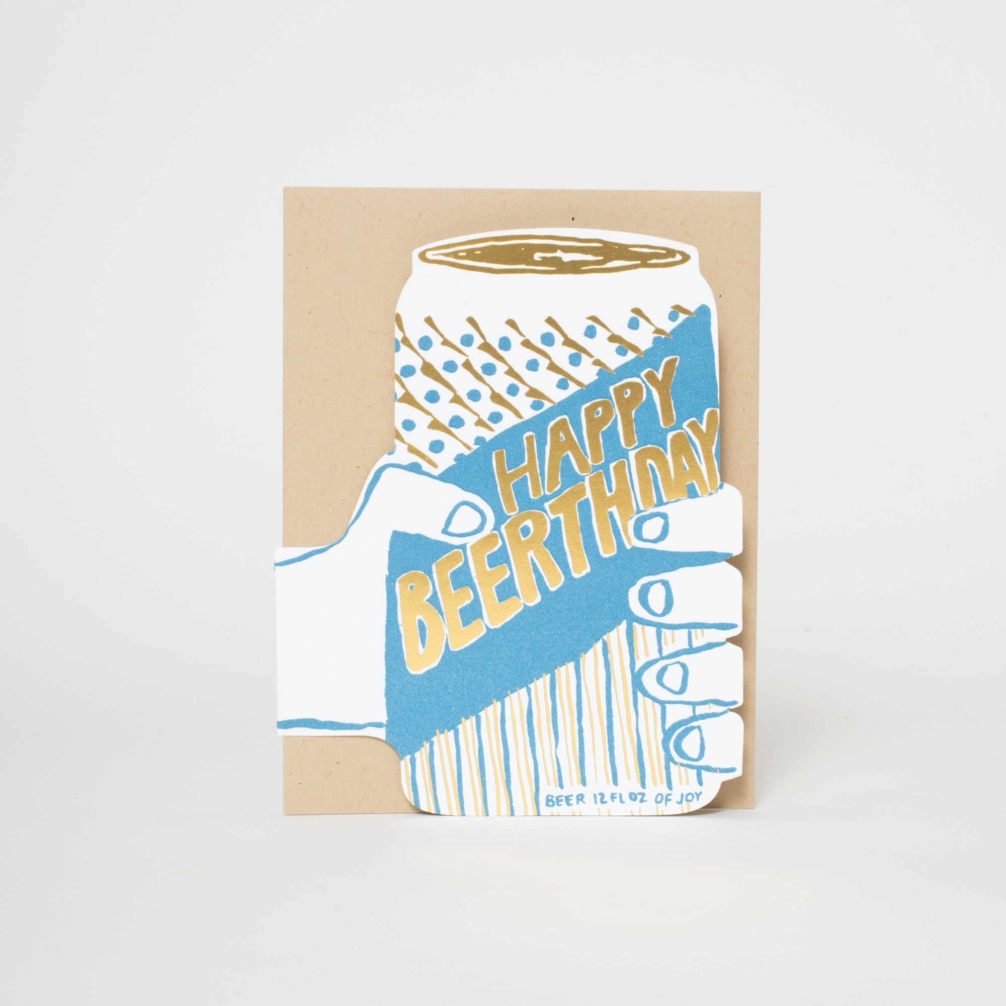 happy birthday beer card