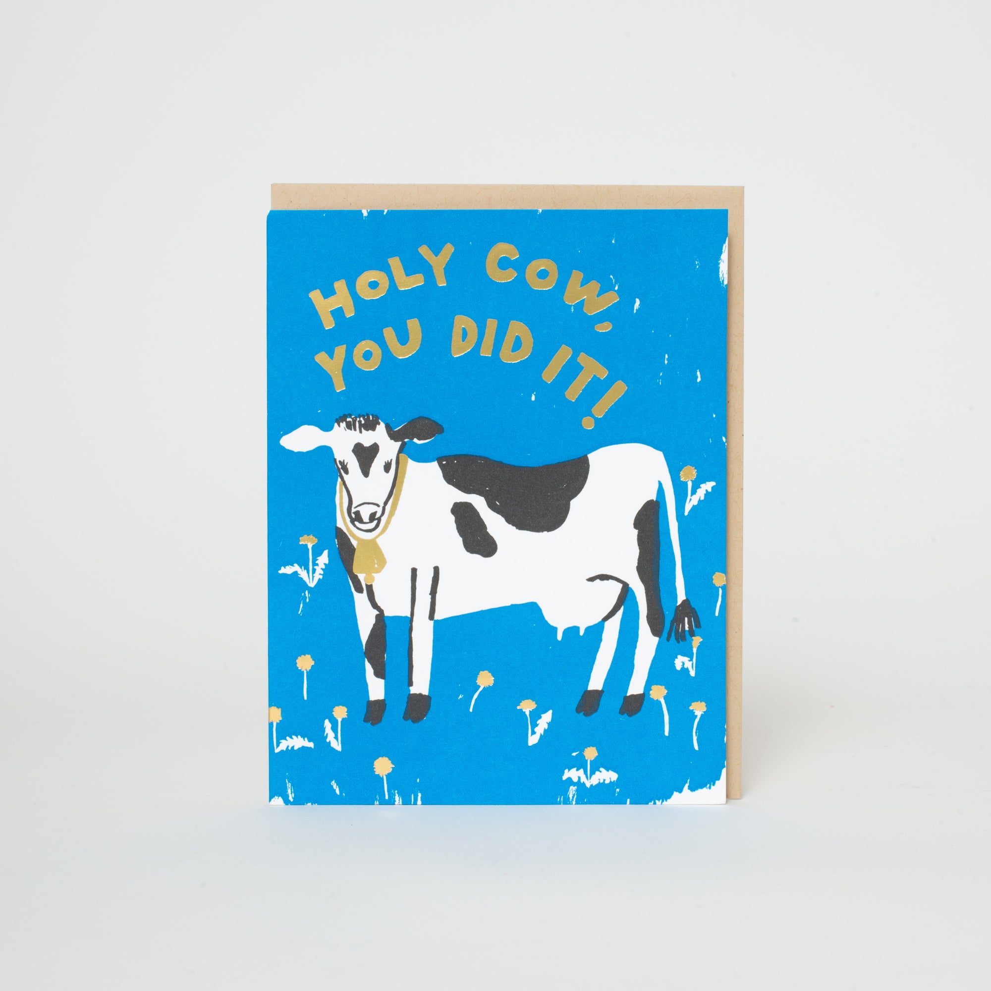 holy cow congrats card