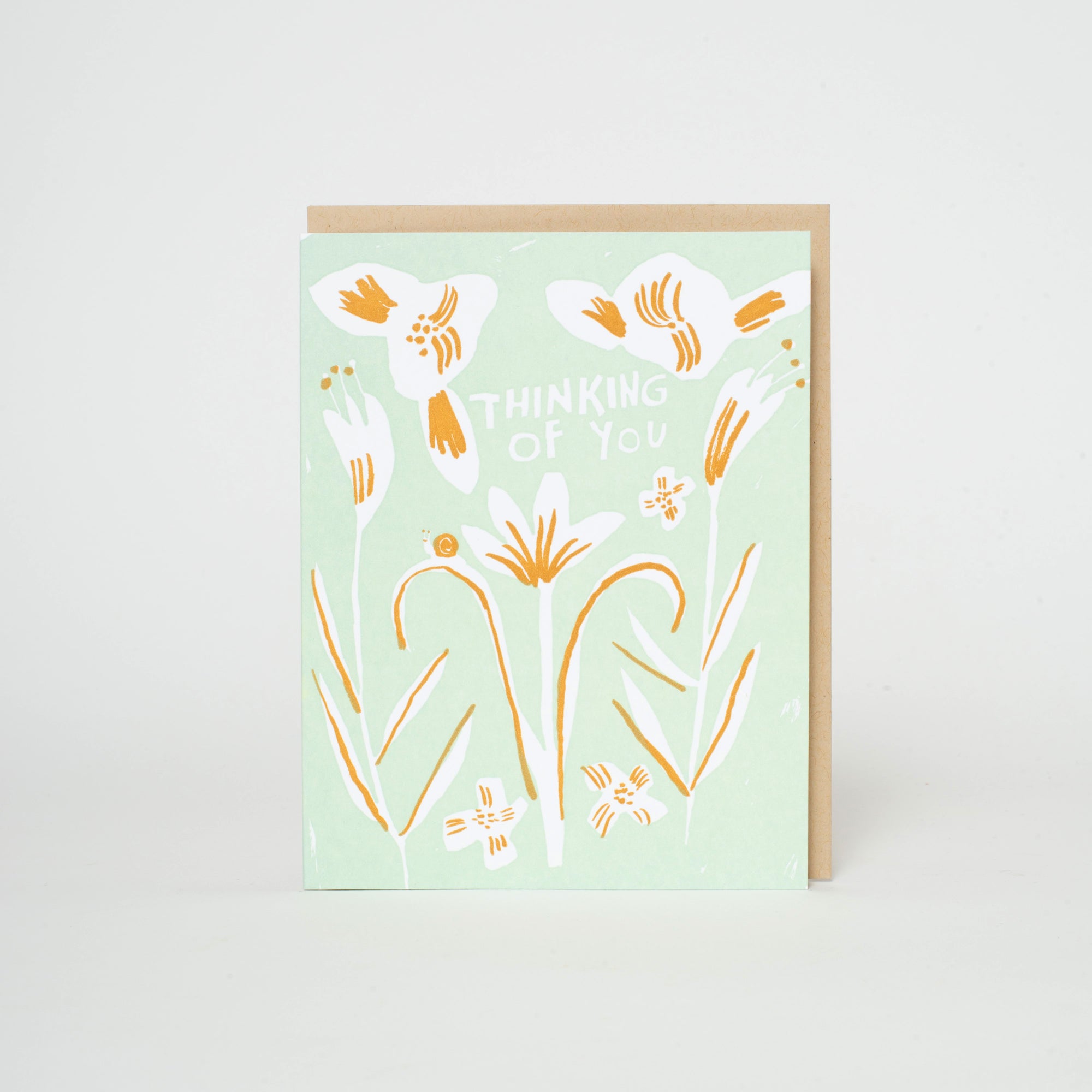 thinking of you lilies empathy card