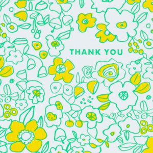 calico thank you card