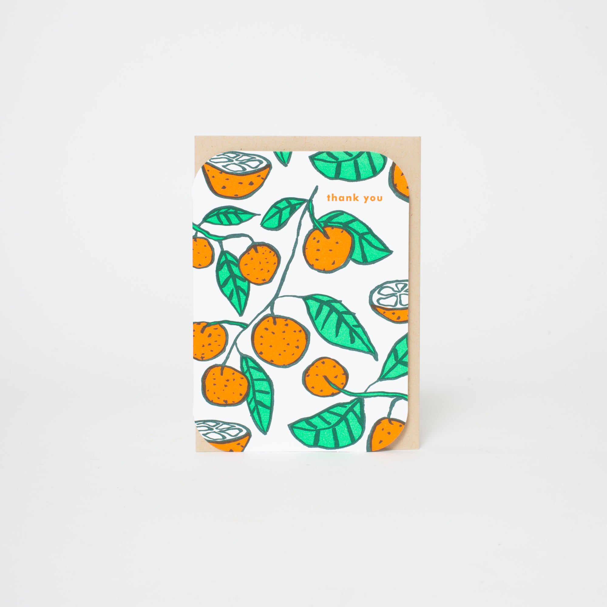 citrus thank you card