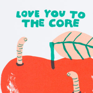 to the core apple love card