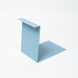 Steel Book Display Stand, Light Blue