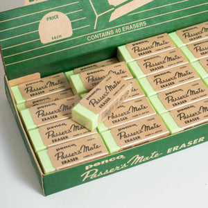 Vintage Style Eraser with Sleeve by Penco