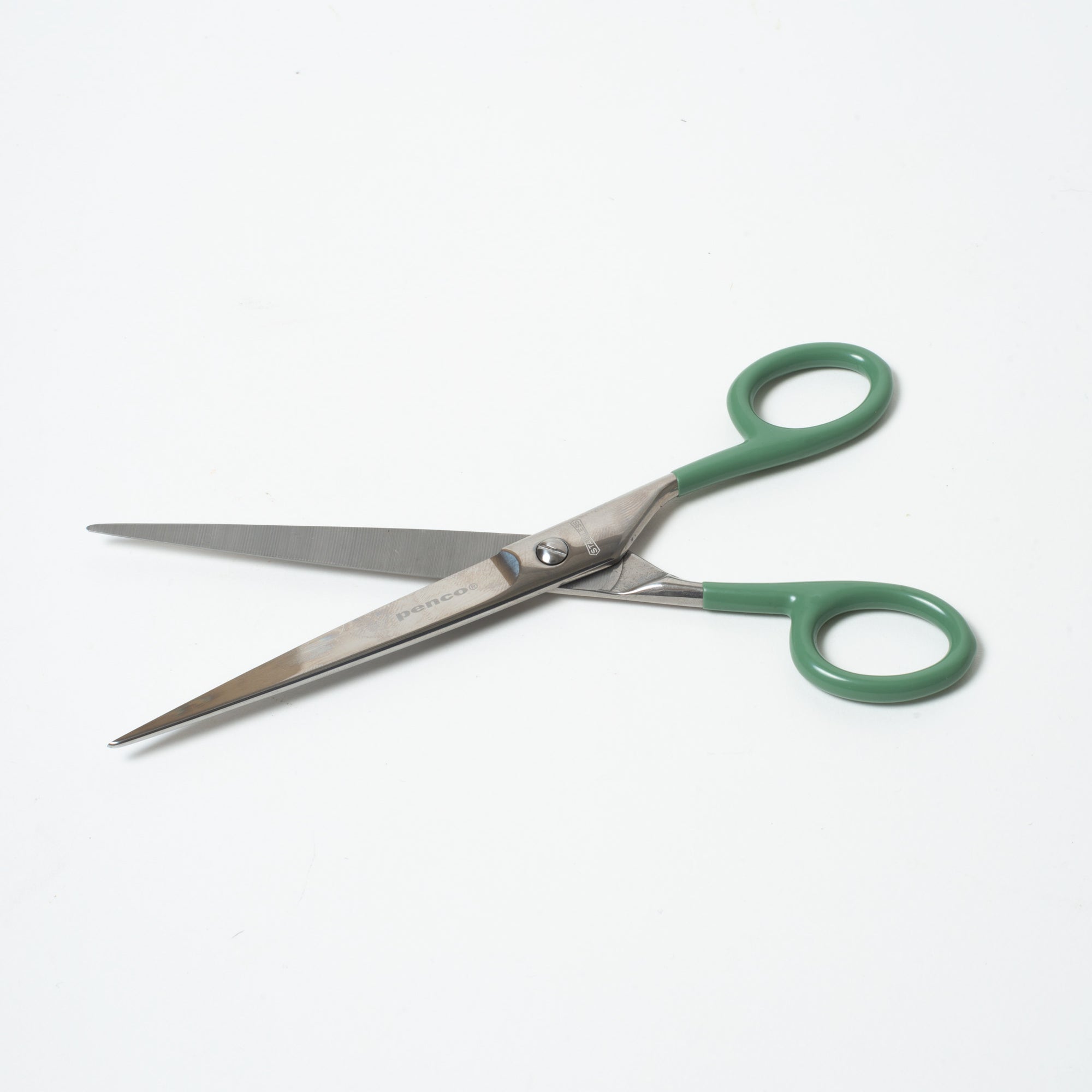 Large Stainless Steel Scissors, Green