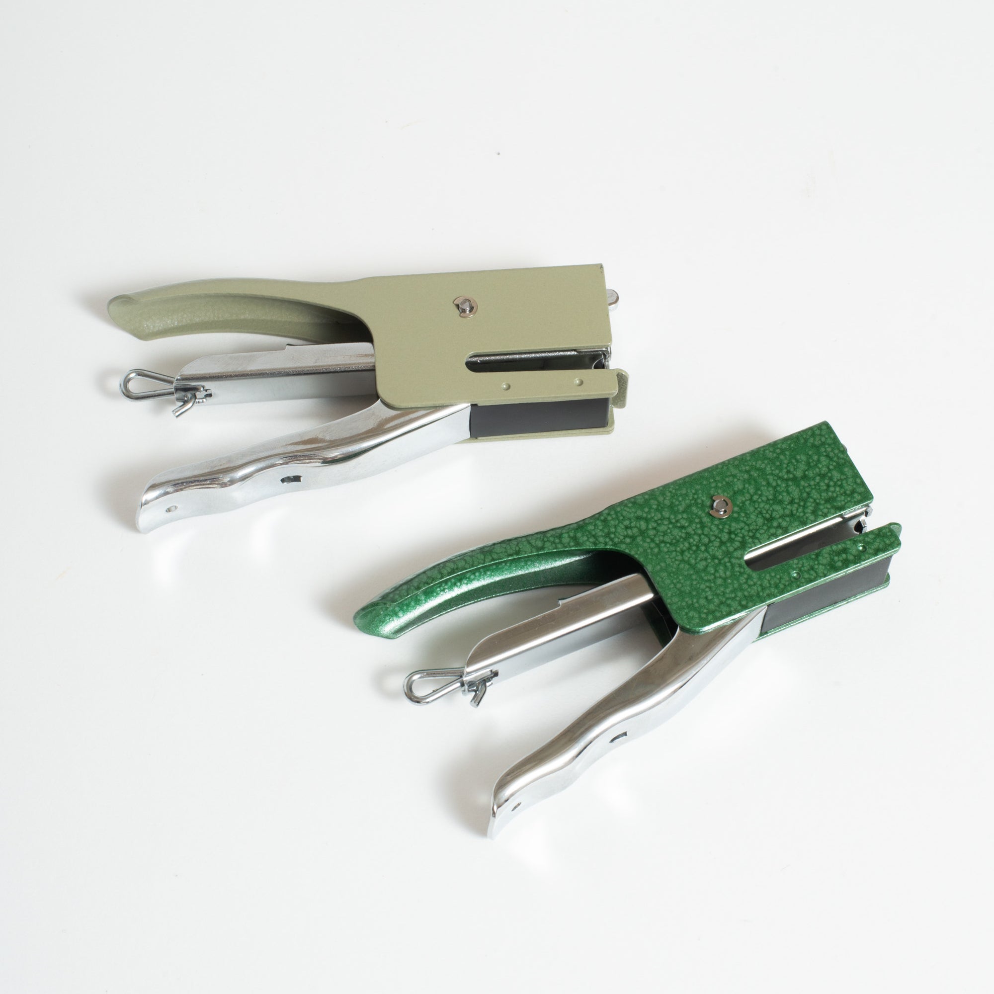 Hand-grip Stapler, Green