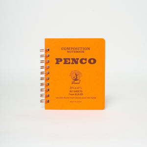 Ruled Spiral Notebook, Orange