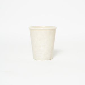 Marbled Melamine Pen Cup, Ivory