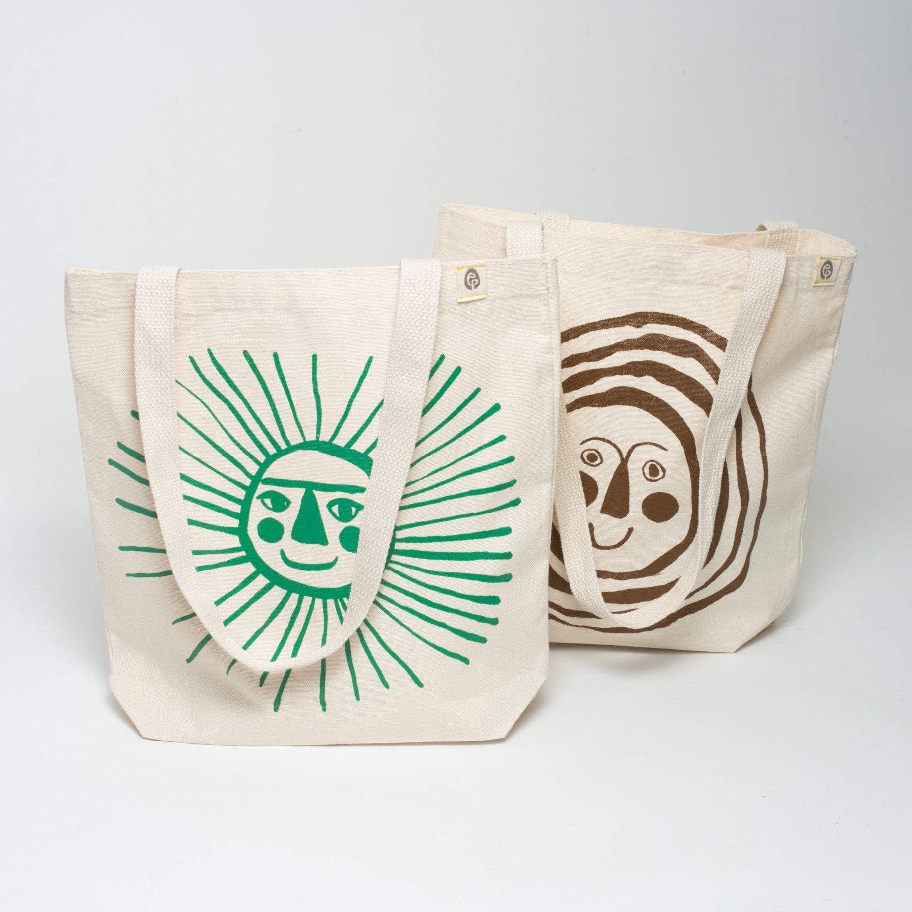 Egg Press Smiling Sun Tote Bag