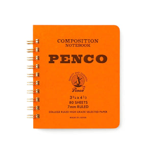 Ruled Spiral Notebook, Orange