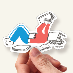 Book Lover Vinyl Sticker