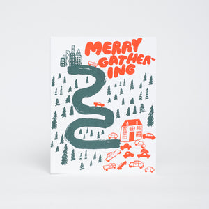 Merry Gathering Greeting Card