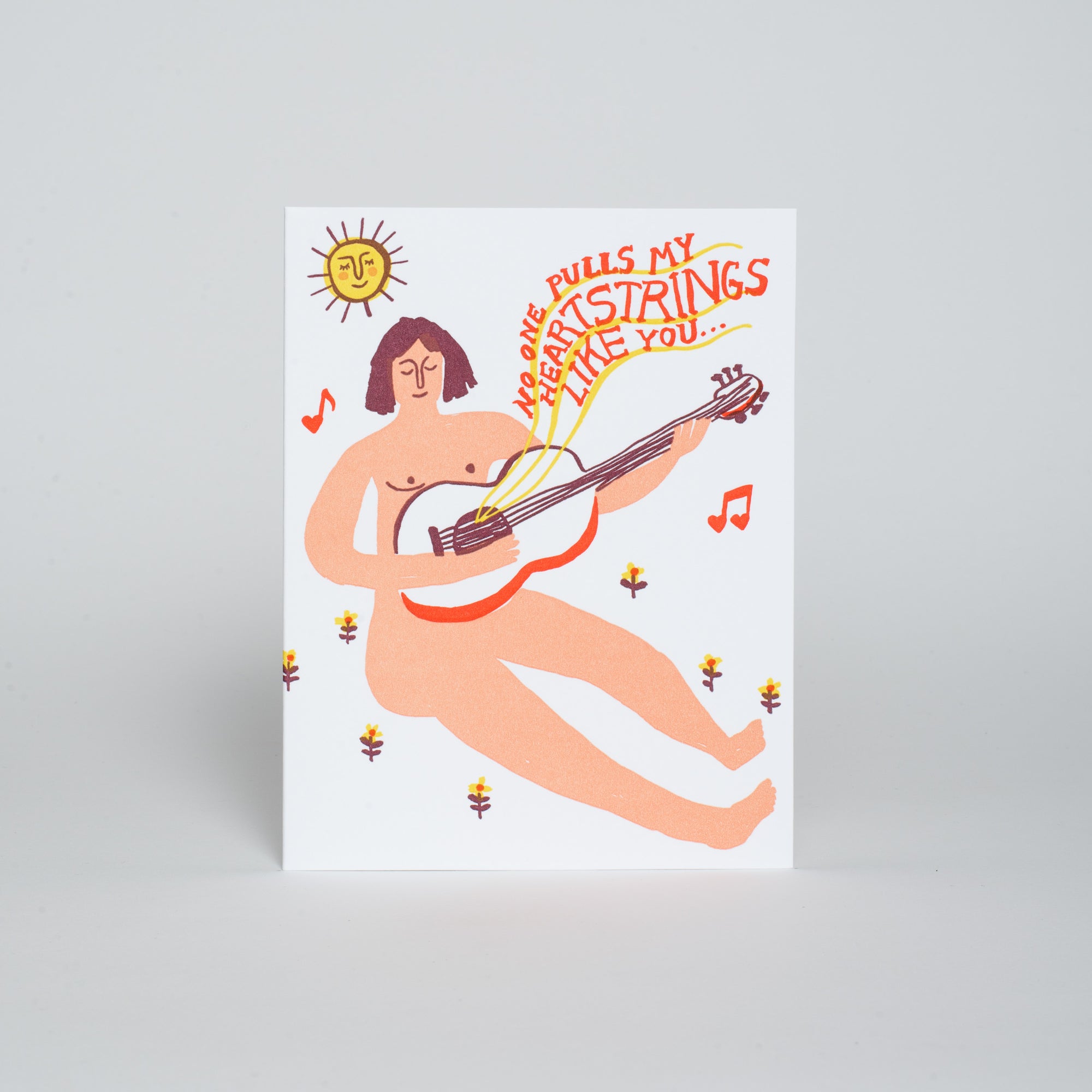 Heartstrings Love Valentine's Card