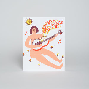 Heartstrings Love Valentine's Card