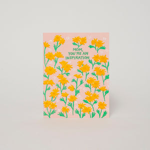 Inspiration Mom Wildflower Greeting Card